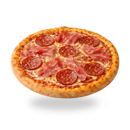 Pizza Salami e Prosciutto